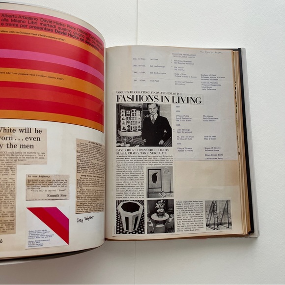 David Hicks Scrapbook coffee table book interior design book Vendome press - Picture 3 of 12